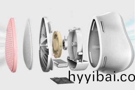 電動送風智能防(fang)霾口罩專用風扇電機(ji)