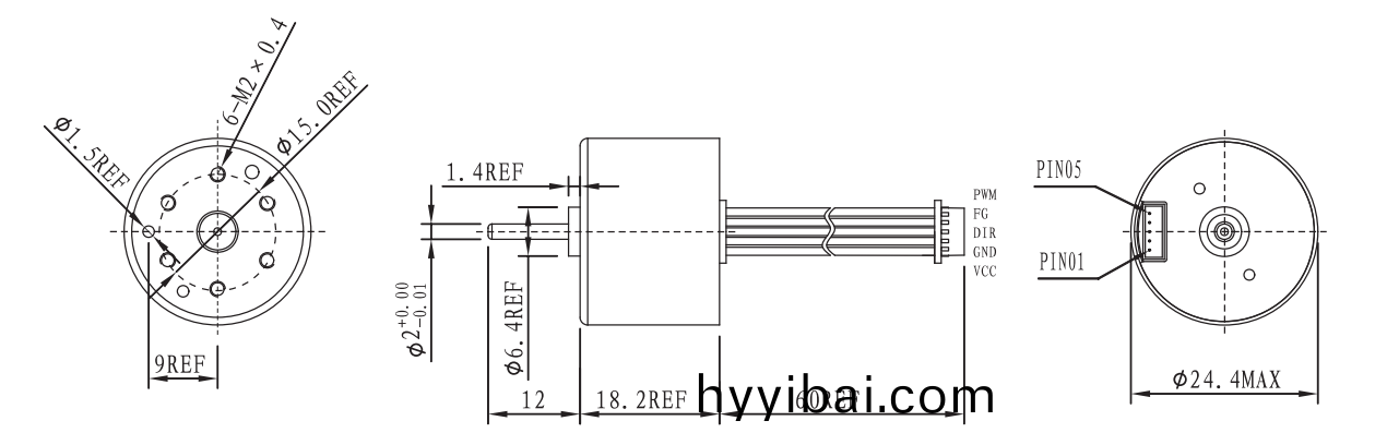 OT-EM2418無(wu)刷電機(ji)|捲髮(fa)棒(bang)電機|美(mei)容儀電機-萬至達電機(ji)