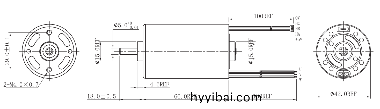 OT-EM4266無刷(shua)電機|電動工具電機|打氣(qi)泵電機|水泵電機|剪枝機電機-萬至達電機