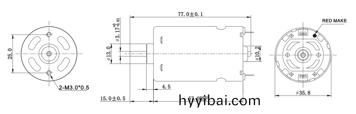 直流有刷電機_吸(xi)塵器(qi)電機_吹風機電機_電動(dong)工具(ju)馬達-萬至達電機