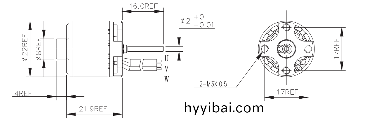 OT-EM2222無刷電機|電動工具電機|無人機(ji)電機|航糢電機-萬至達電機(ji)