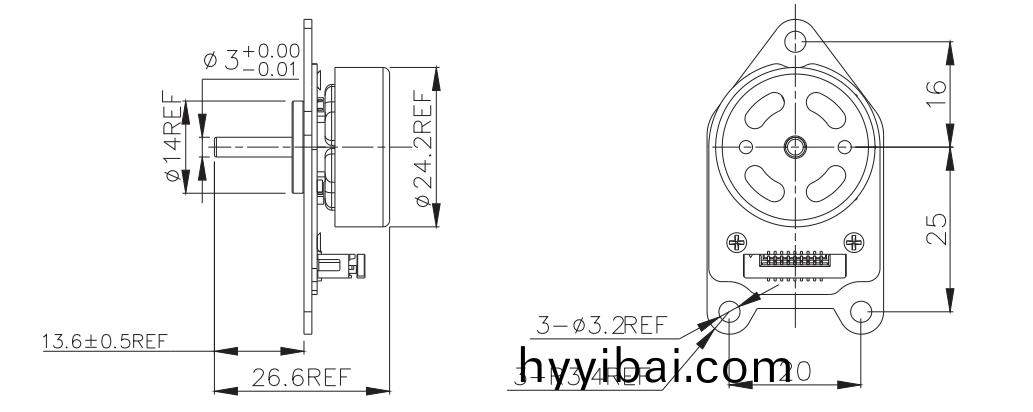 OT-EM2410無刷電機(ji)|吸塵器電機|小型髮電機|微型電機-萬至達電機