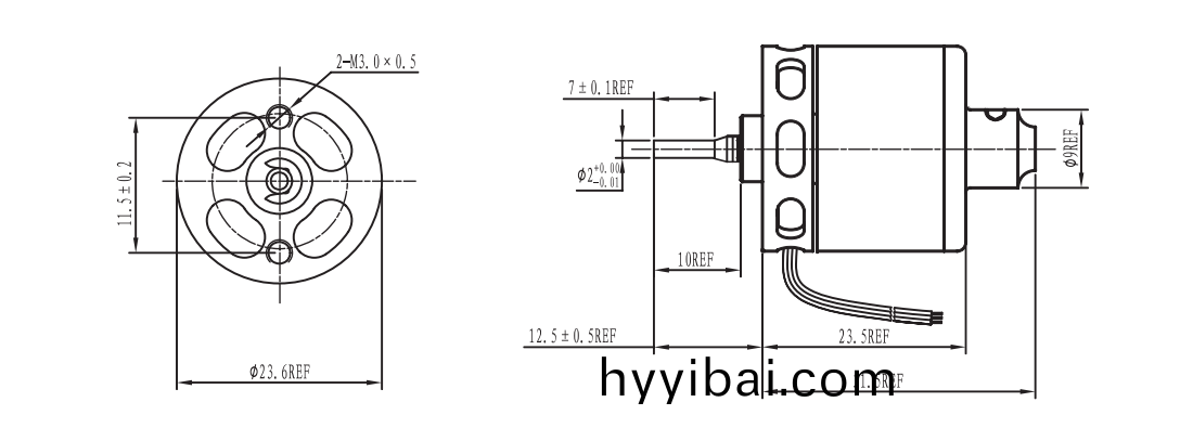 OT-EM2428無刷電機(ji)|水泵電機|無人機電機|無刷直流電機-萬至達電機(ji)