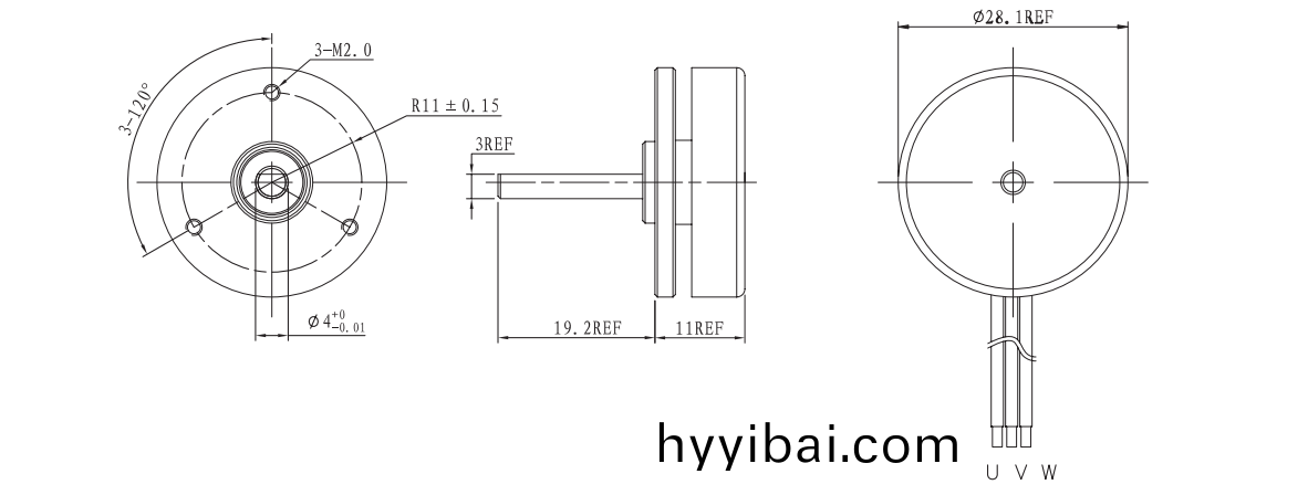 OT-EM2811雲檯電機(ji)|無(wu)刷電機|雲檯馬達-萬至達電機