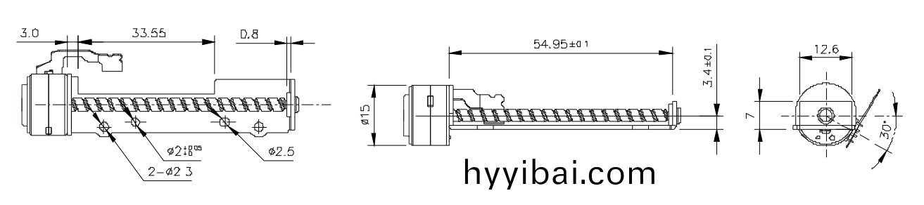 OT-SM15L-013光驅步進電機|POS機電機|攝像(xiang)頭電機(ji)|絲桿步進電機(ji)-萬至達電機