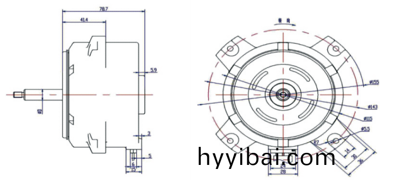 OT-PDK無刷電機|抽油(you)煙機電機|直流無刷電機-萬至達電機