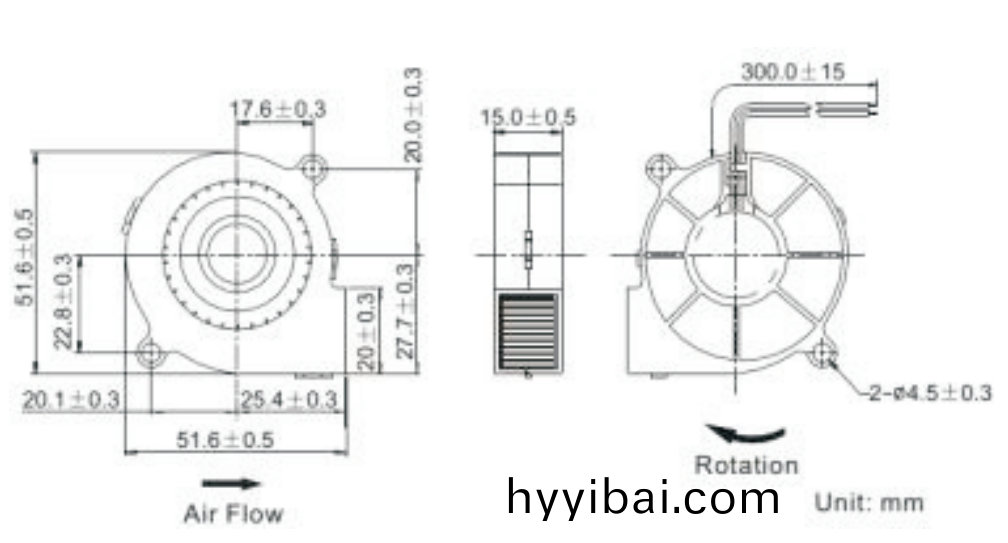 OT-EF5115無刷電機|風扇電機|無刷電機生産廠-萬至達電機