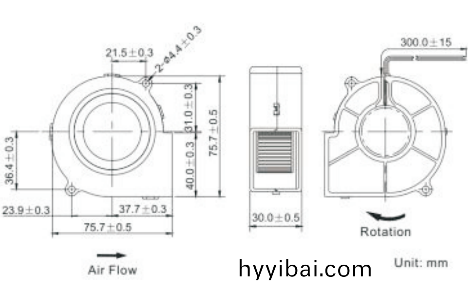 OT-EF7530無刷電機|風扇電機|無刷(shua)電機廠傢-萬(wan)至達電機