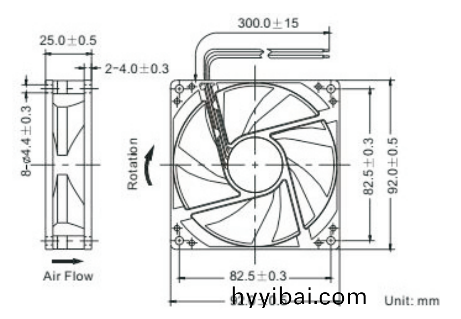 OT-EF9225無刷電(dian)機|風扇(shan)電機|無刷直(zhi)流(liu)電機(ji)-萬(wan)至達(da)電(dian)機