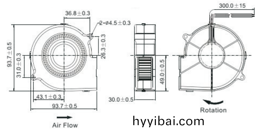 OT-EF9330無(wu)刷電(dian)機|風扇電機|直流(liu)無刷電機-萬至達電機