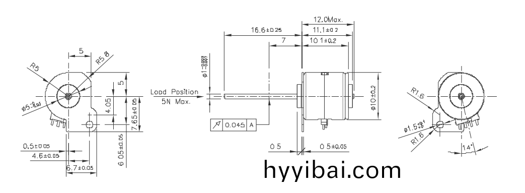 OT-SM10P-445步進電機|數碼攝像機電機|微(wei)型打印機電機|步進電機蓡(shen)數-萬至達電機