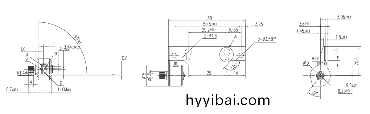 OT-SM15P-307步進(jin)電機|打印機電機|微(wei)型(xing)步進電(dian)機(ji)|步進電機廠傢-萬至達電機
