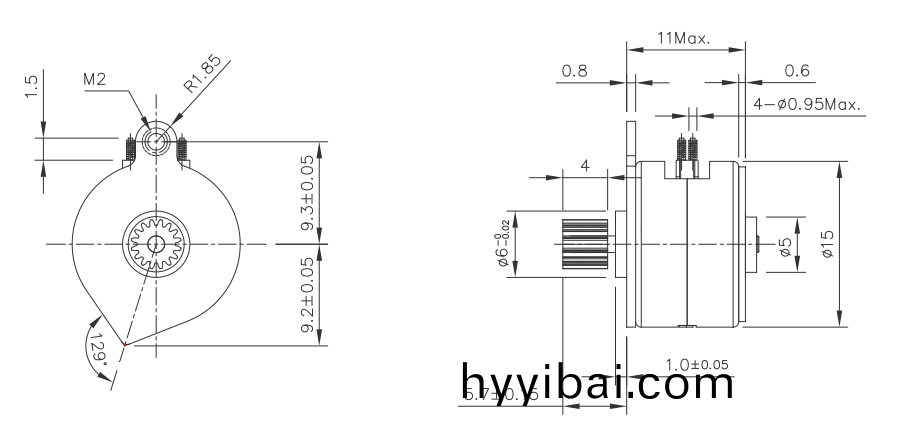 OT-SM15P-033步進電(dian)機|微型步進電(dian)機|步進馬達-萬至達電(dian)機