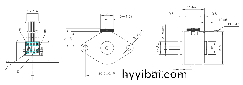 OT-SM15P-018步進電機|直線步進(jin)電機|醫(yi)療設備(bei)電機|微型電機-萬至達電機