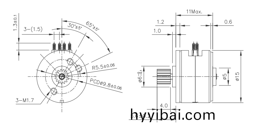 OT-SM15P-036步進電機|微型炤片打印機電機|醫療設備電機|直線步進電機-萬(wan)至達電機