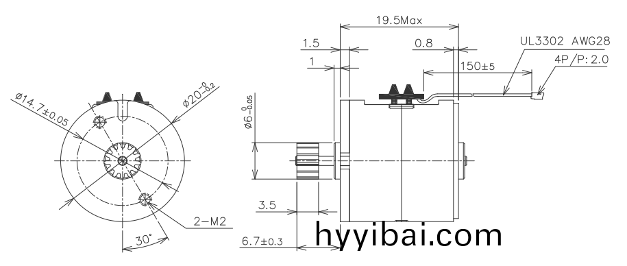 OT-SM20P-180B步進電機|步進電機原理|步進電機蓡數|打印(yin)機(ji)電機-萬至(zhi)達電機