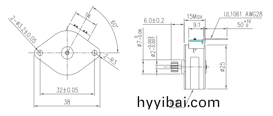 OT-SM25P-114步進電機|微(wei)型打印機電機|醫療設備電機|註(zhu)射泵電(dian)機|微型馬達-萬至(zhi)達電機