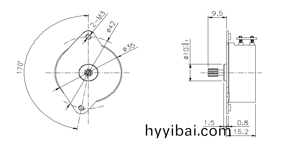OT-SM35P-250步(bu)進電機|微(wei)型打印機電機|註射泵電機(ji)|血壓計電機(ji)-萬至達電機