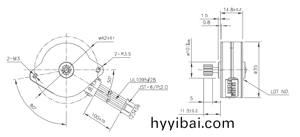OT-SM35P-395步進電機|微型打印機電機|醫療器械電機|血壓(ya)計電機(ji)|微型電機-萬至達電機