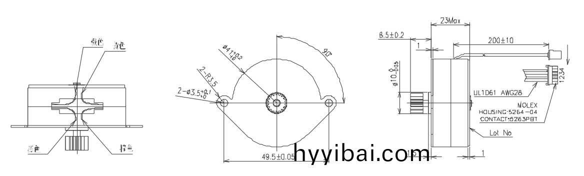 OT-SM42P-424步進電機|步進電機蓡數|微型打印機(ji)電機|醫療(liao)設備電機-萬至達(da)電機