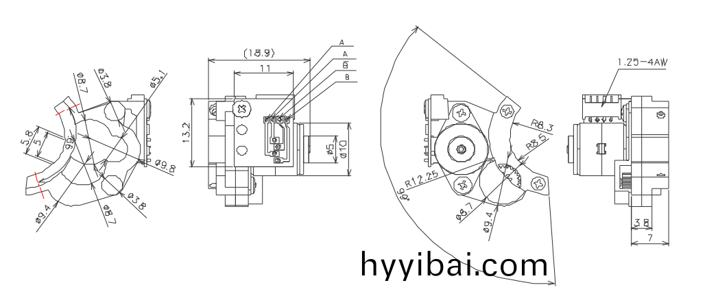 OT-GSM10-191步進電機(ji)|攝像(xiang)機馬達|微型打印機電機-萬至達電(dian)機