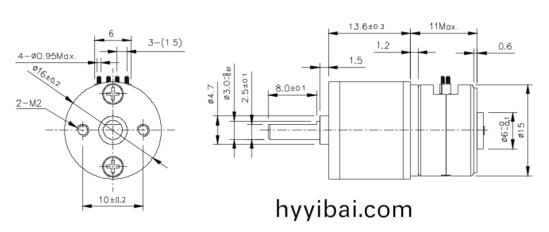 OT-GSM15-050步進(jin)電機|POS機電機|光驅電機|激光設備電(dian)機(ji)|微(wei)型馬達-萬至達電機