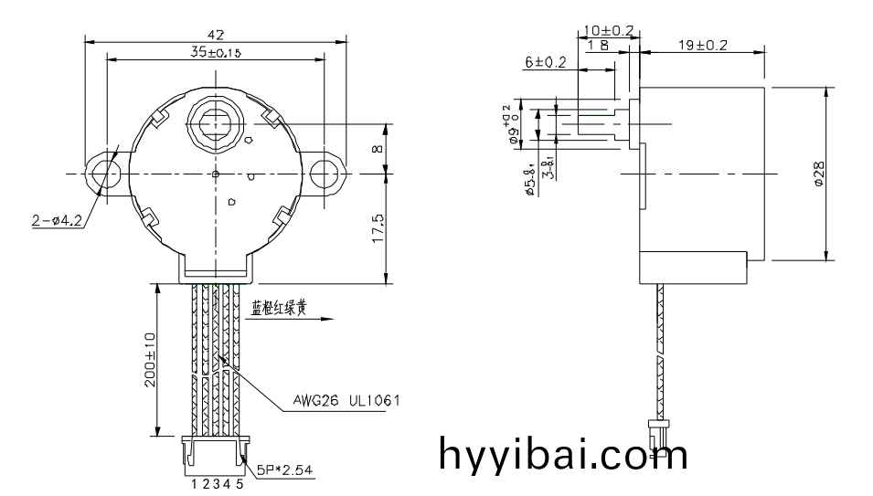 OT-GSM28-294炤片打印機電機|步進(jin)電機|微型打印機(ji)電機|打印機電機報價-萬至(zhi)達電機