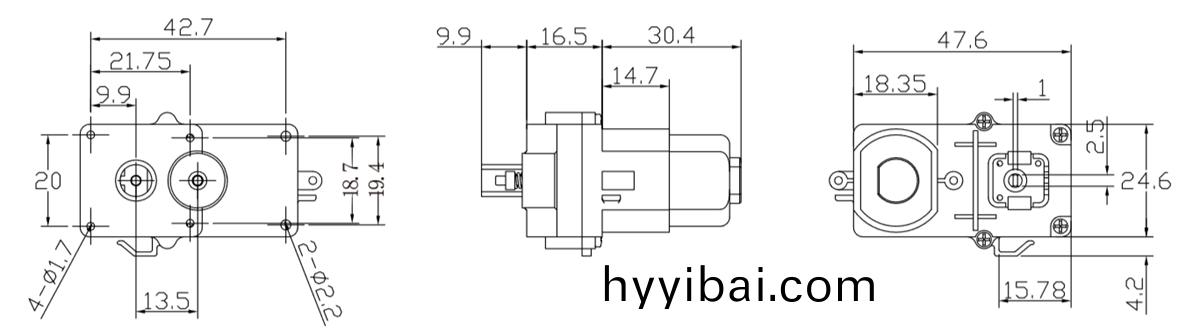 OT-M04/06機器人減速電機|機器人減速(su)機|機器人馬達|微型齒輪箱-萬至達電(dian)機(ji)