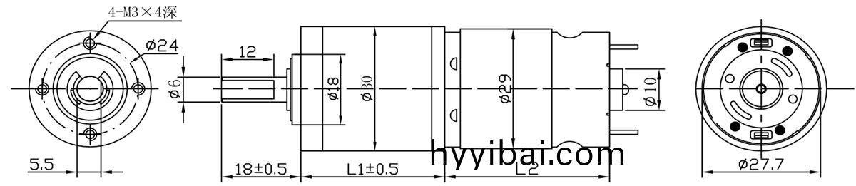 OT-30GP行星減速機_行星齒輪箱