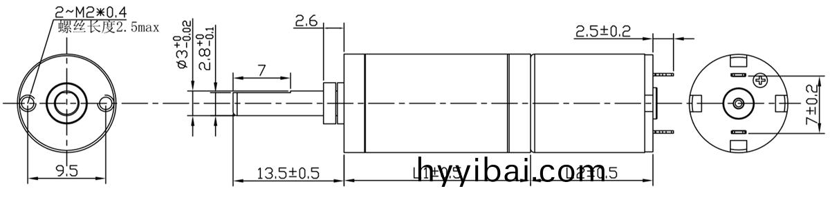 OT-12GP微型減速電機|行星齒輪箱|小型減速(su)馬達|直流減(jian)速電(dian)機-萬至達電機