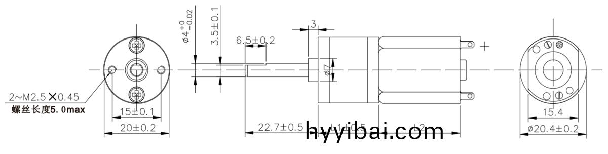 OT-20GA減(jian)速電機(ji)|小型減速電機|微型齒輪箱(xiang)|電(dian)機定製-萬至(zhi)達(da)電機