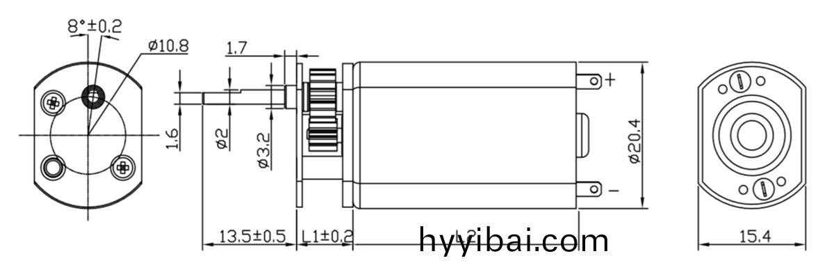 OT-20GB減速電機|小型減速(su)齒輪箱|直(zhi)流減速電機|微型電機定製-萬至(zhi)達電機
