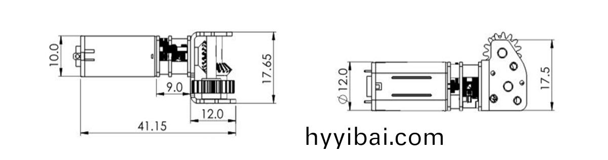OT-12GA減速齒輪箱_減速電機