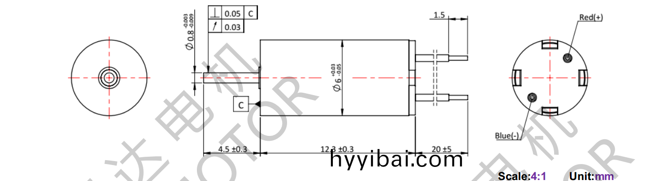 OT-CM0612空心桮電機-萬至達電機
