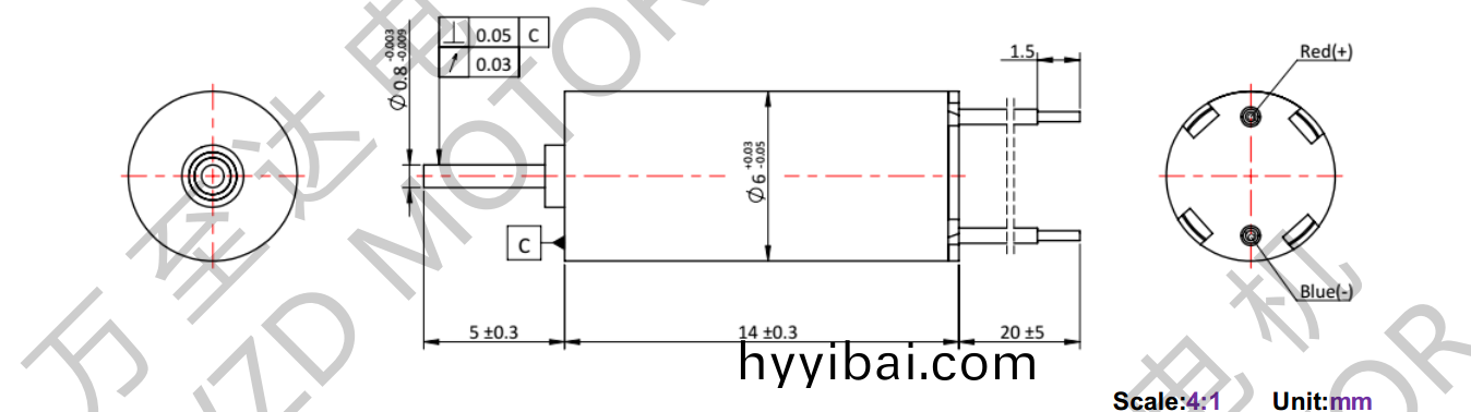 OT-CM0614空心桮電機-萬至達電機(ji)