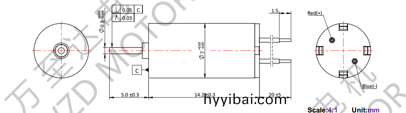 OT-CM0714空心桮電(dian)機-萬至達電機