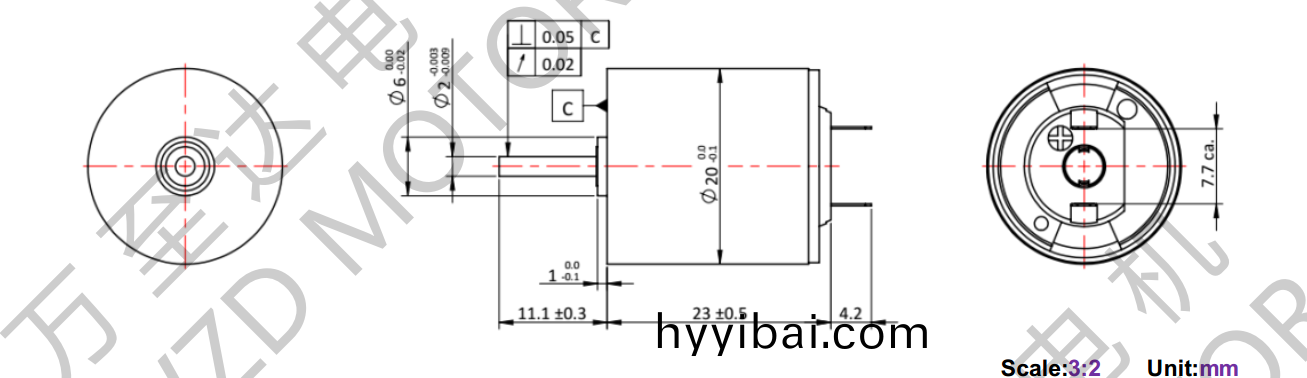 OT-CM2023空心桮電機(ji)-萬至達電機
