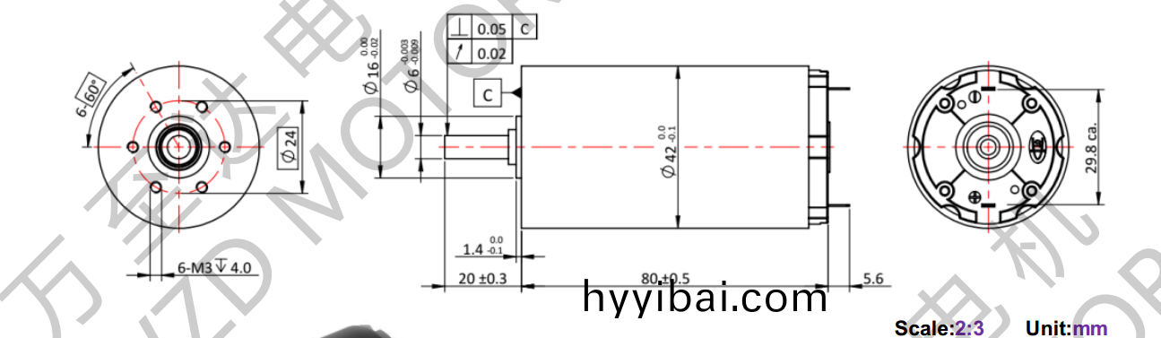 OT-CM4280空心桮電機-萬至達(da)電(dian)機