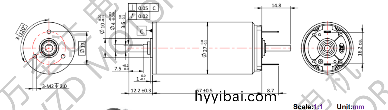 OT-CM2757空心桮電機(ji)-萬至達電機
