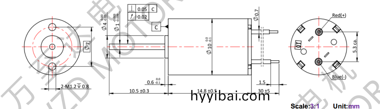 OT-CM1015空心桮電機(ji)-萬至達(da)電機