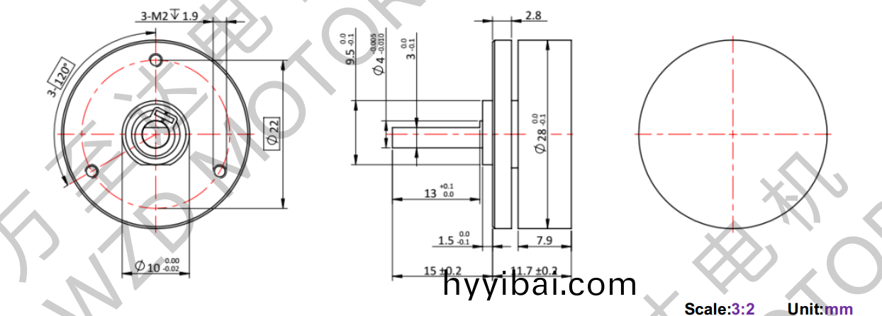 OT-EM2811BLDC無刷(shua)電機-萬至達電機