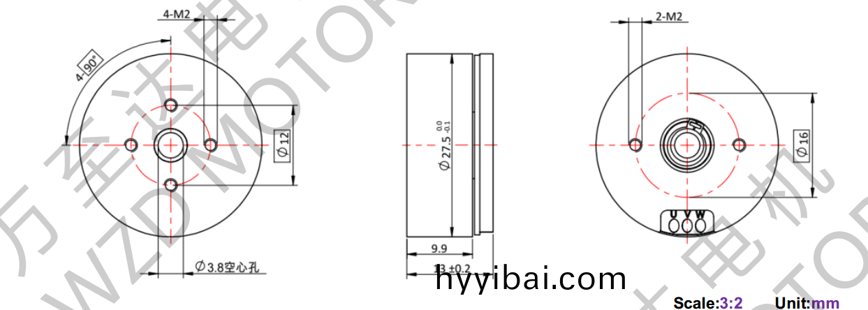 OT-EM2813BLDC無刷電機-萬至達電機