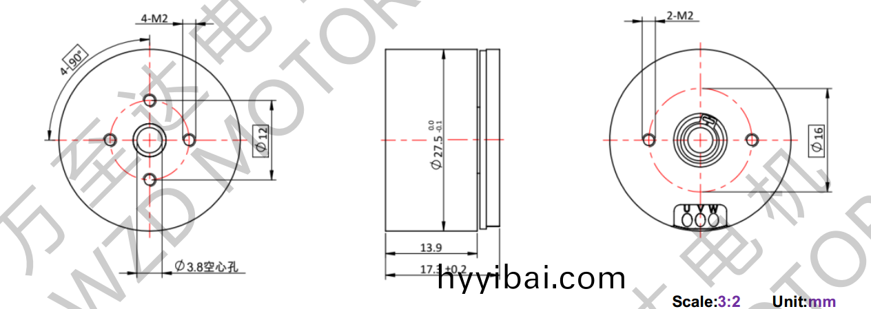 OT-EM2817BLDC無刷電機-萬至達電機