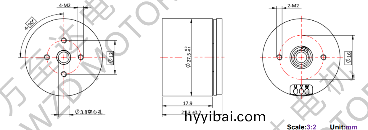 OT-EM2820BLDC無刷電機-萬(wan)至(zhi)達電機