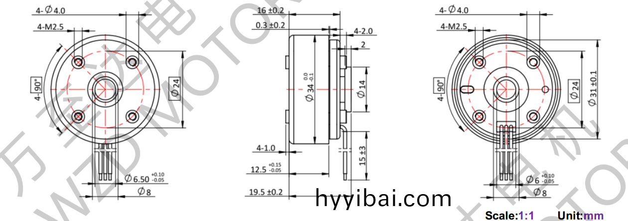 OT-EM3416BLDC無刷電機-萬至達電機