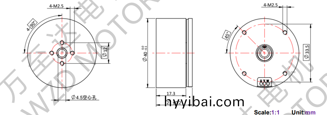 OT-EM4021BLDC無刷電(dian)機-萬至(zhi)達電機