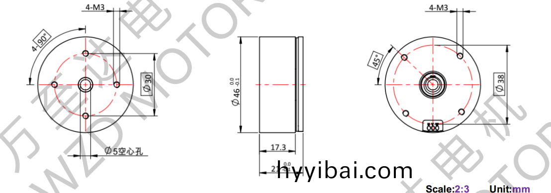 OT-EM4621BLDC無刷電機-萬至達電機