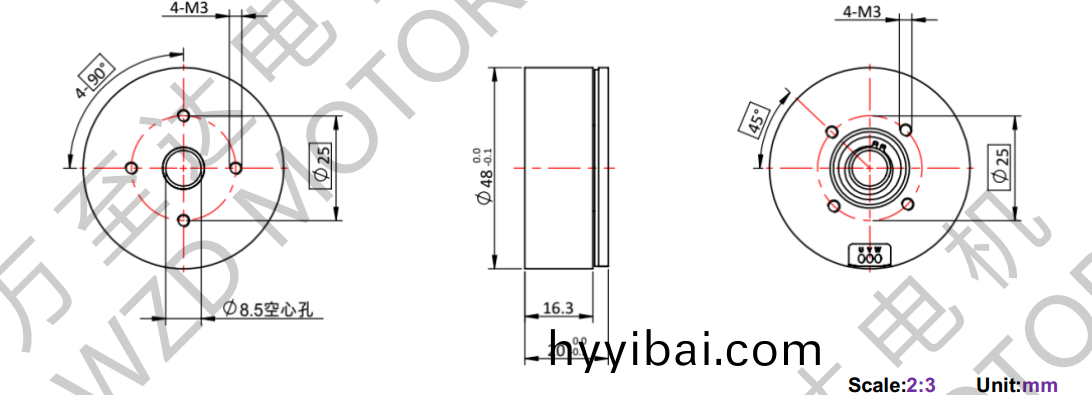 OT-EM4820BLDC無刷電機-萬至達電機