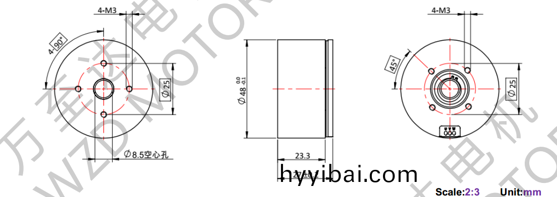 OT-EM4827BLDC無刷電機-萬(wan)至達電機