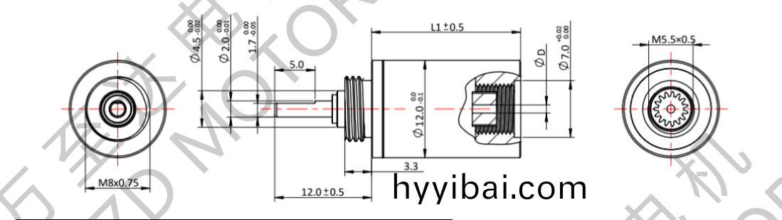 OT-12MGP行星齒輪箱-齒輪箱-萬至達電機